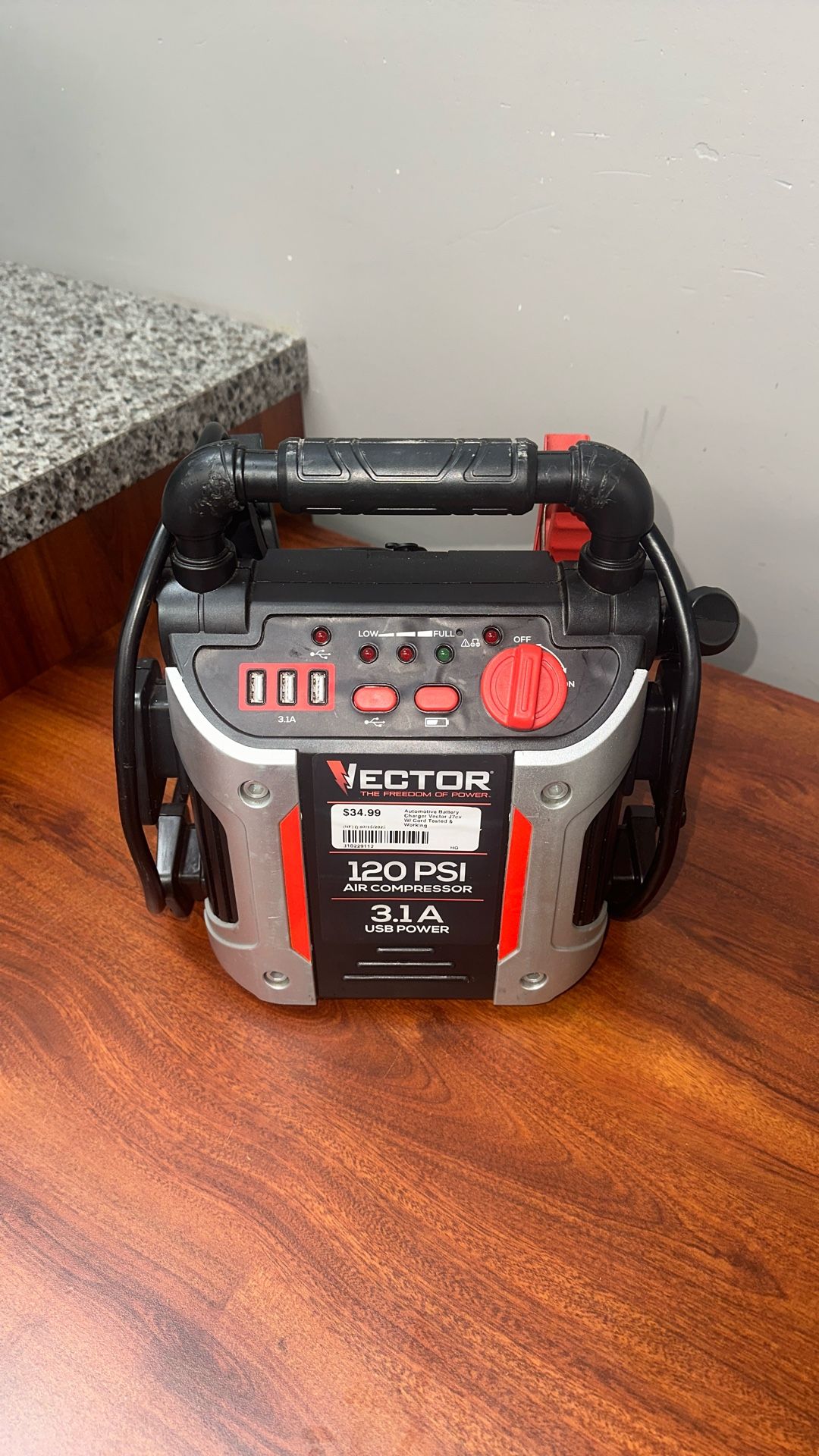 Vector 800 Peak Amp Automotive Jump Starter