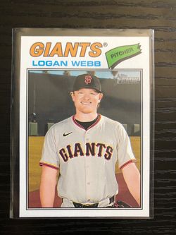 Logan Webb 2026 Topps Heritage Base Card #82