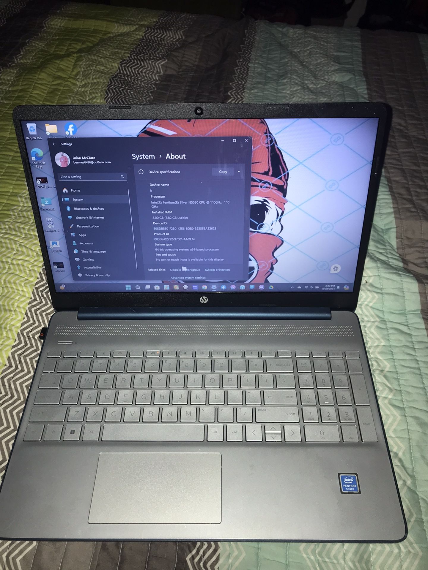 HP 15 Laptop Ya