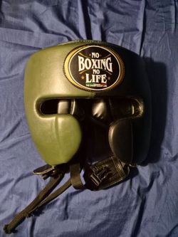 No boxing no life boxing headgear large