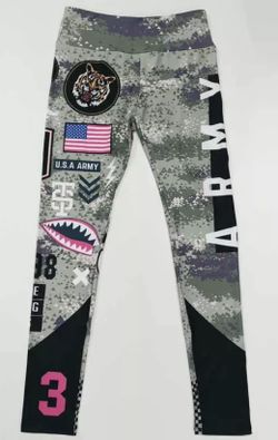 Gym Leggins Women CammoPrint M size