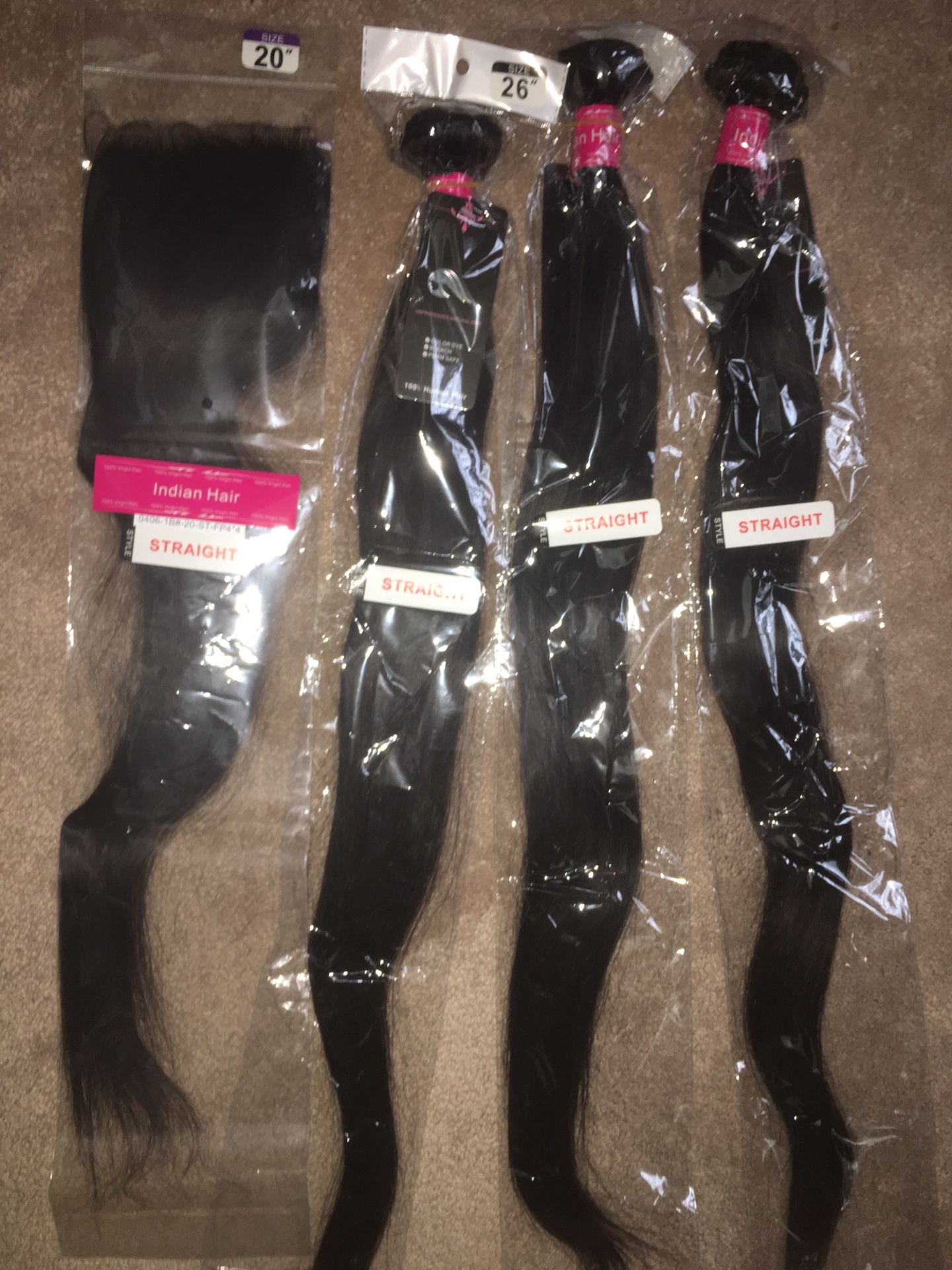 100% Human Hair Bundles Indian Hair Best Quality