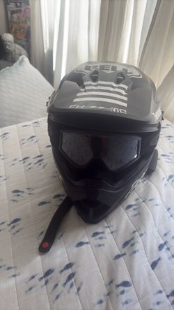 Fast house dirtbike helmet