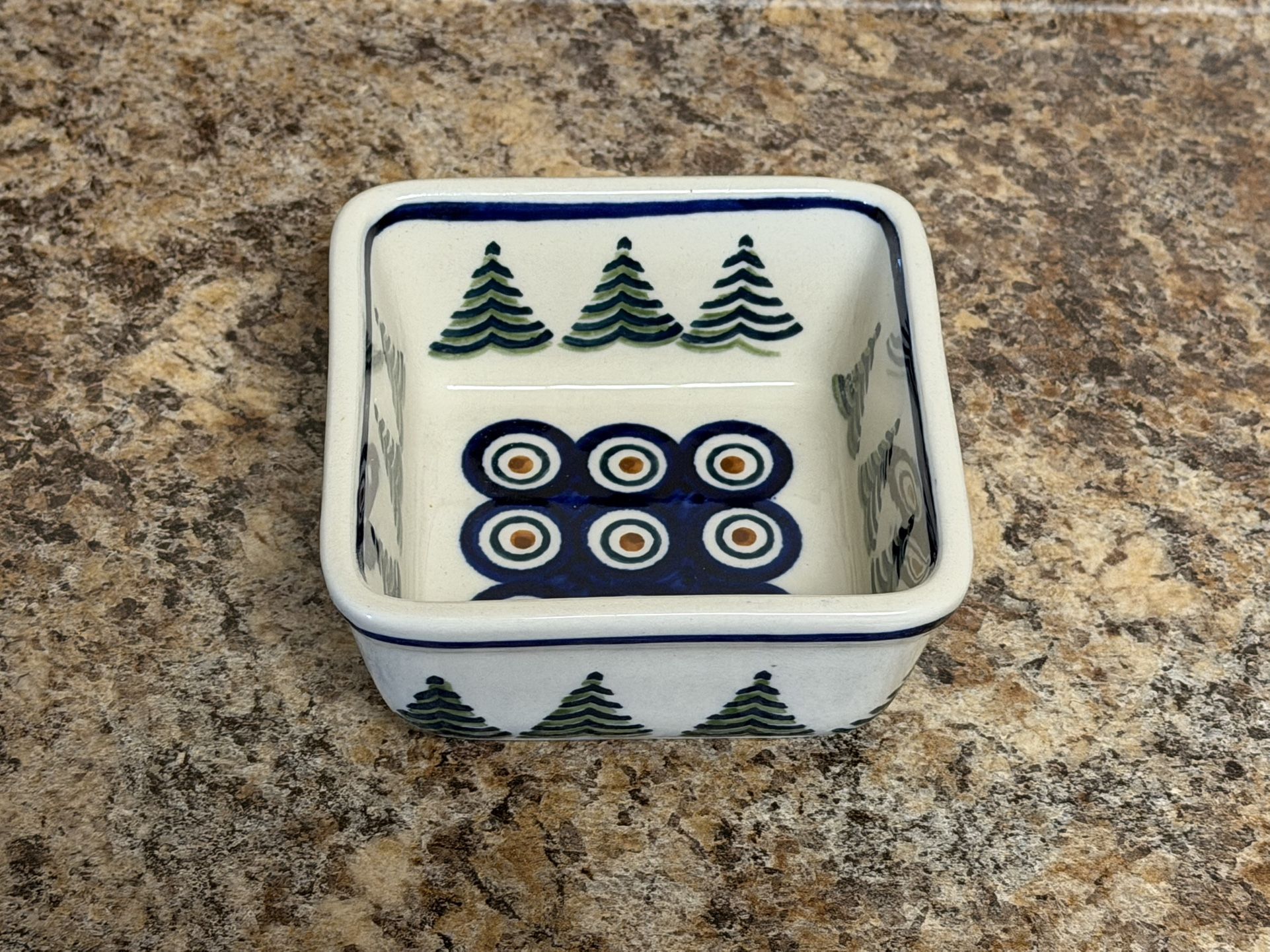 MANUFAKTURA W BOLESTAWCU POLISH POTTERY HAND MADE 4" BOWL