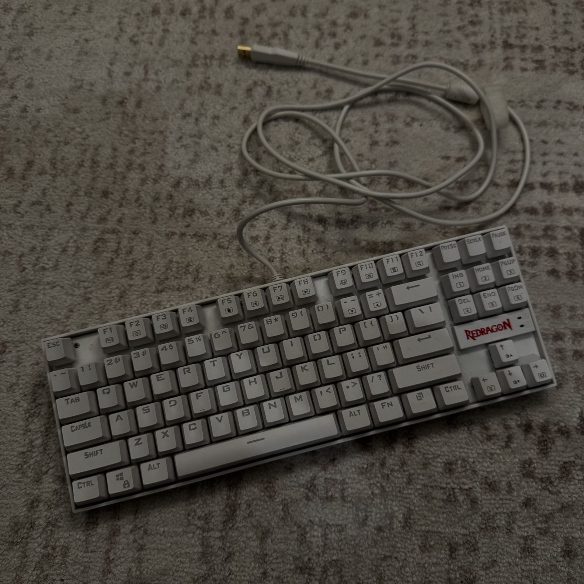 Redragon Kumara K552W-RGB Wired TKL Blue Switch Mechanical Keyboard with RGB Backlighting