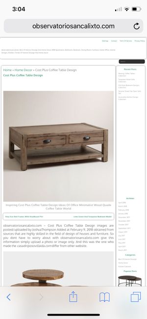 Coffee Table From World Cost Plus For In Morgan Hill Ca Offerup