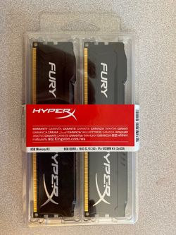 Hyperx Fury 8 GB Memory kit 2 pack never opened