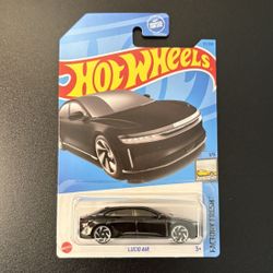 Hotwheels 2025 Lucid Air Black 