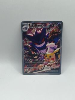 Non TCG Pokemon Chef Gengar Fan Art Card