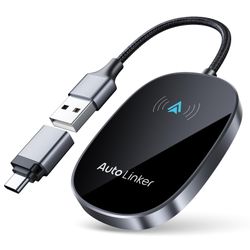 Android Auto Wireless Adapter For Cars With Built-In Wired Android Auto Easy Setup Support NFC Pair Fast Seamless Connection Stable Plug And Play Wire