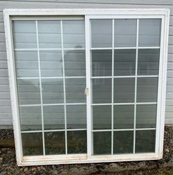 60” x 60” Sliding window- Good condition