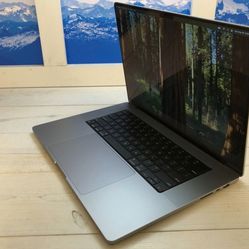 Apple MacBook M1 Pro 16" 2021 10-core CPU/16 GPU 1TB SSD Space Gray Excellent W/ ORIGINAL BOX, etc 