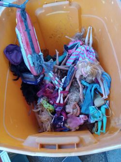 Bin of toys