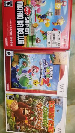 BEST Wii Games New Super Mario Mario Galaxy Donkey Kong