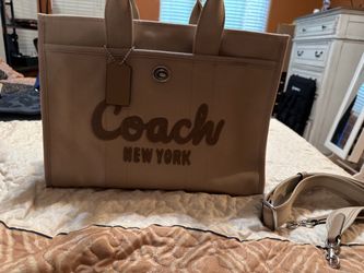 Coach New York Canvas Tote Bag