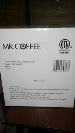 Mr coffee