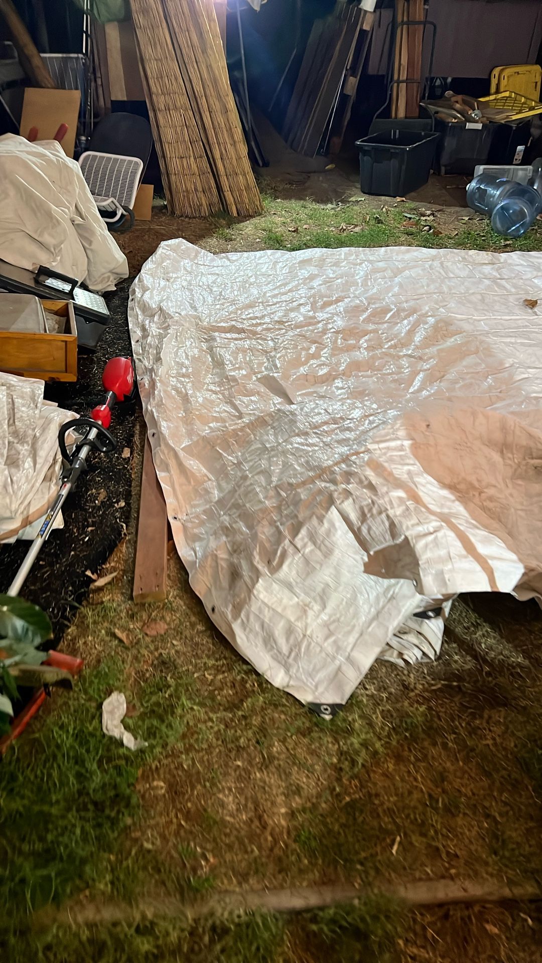 14 X 22 White Tarp 