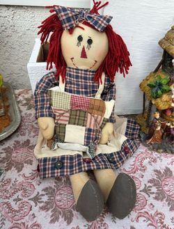 Raggedy Ann Style Rag Doll