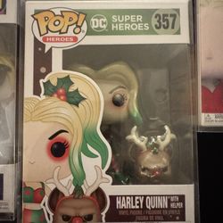 Harley Quinn with Helper #357 Funko Pop Dc