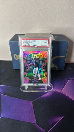 2020 Select Pink Prizm #50 Jalen Hurts /10  Psa 9 (RC)