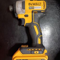 DeWalt 20V Max Brushless Impact Driver with 2Ah Battery- Fully Charged, Great Condition