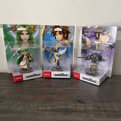 Kid Icarus amiibo Pit / Dark Pit / Palutena Nintendo Switch