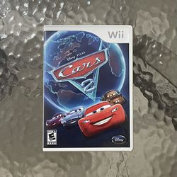 Disney Pixar Cars 2 For Nintendo Wii - With Case + Manual
