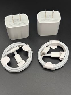 2Pack 20W USB-C Power Adapter with Cable – 2 Pack