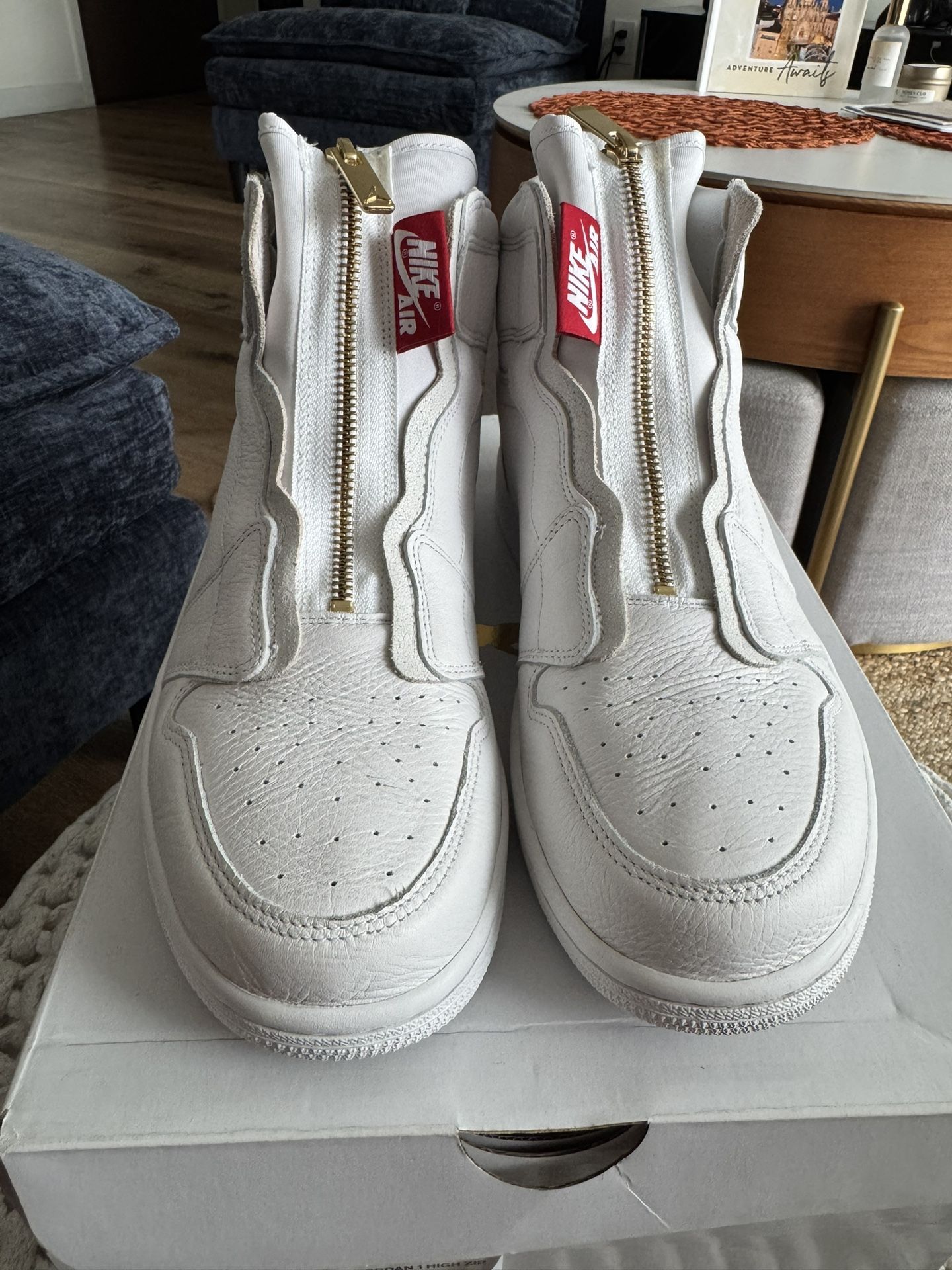 Air Jordan High Zip White Size Wmns - Main Image