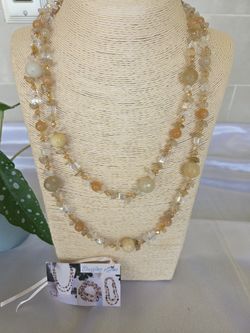 New Handmade Gemstone Necklace 