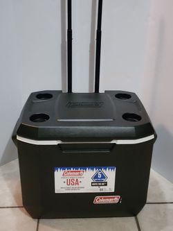Coleman wheeled 50 qt cooler