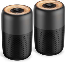 Mini Air Purifiers With Aroma Timer 10” Height 2 Pack