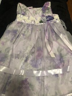 Little Girl Floral Dress-Size 4T