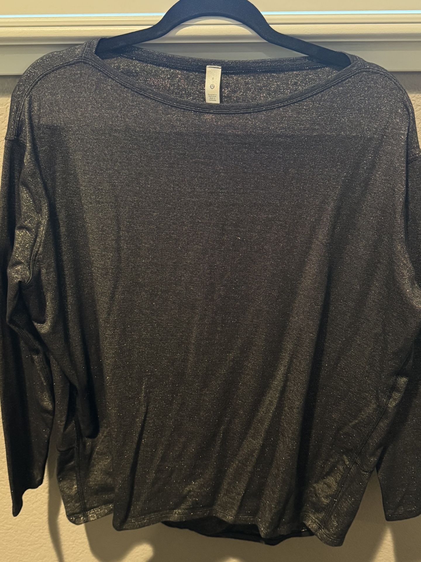 Lululemon Boatneck Long Sleeve Shirt Size 6