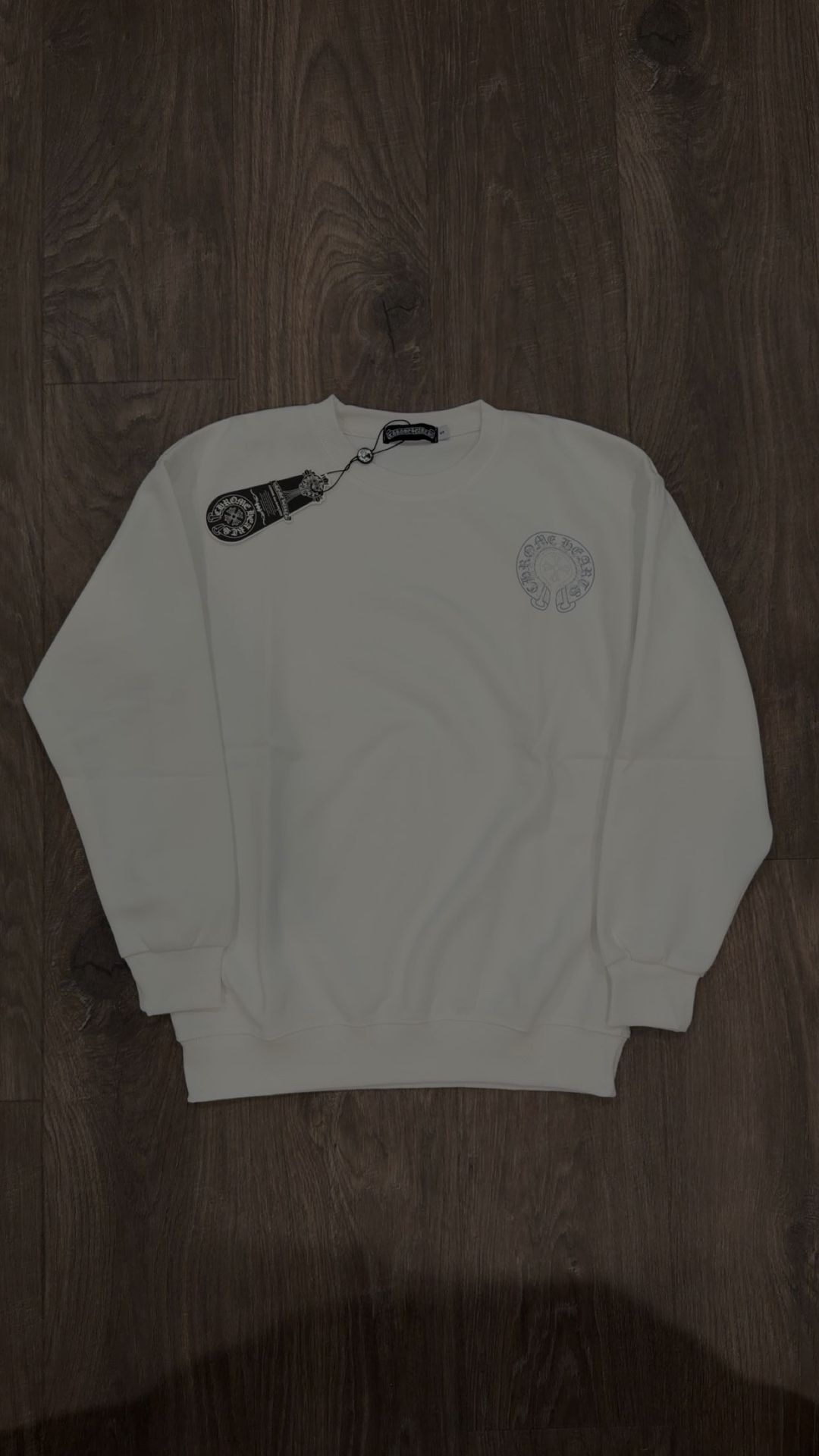 White Chrome Hearts Longsleeve Size Small