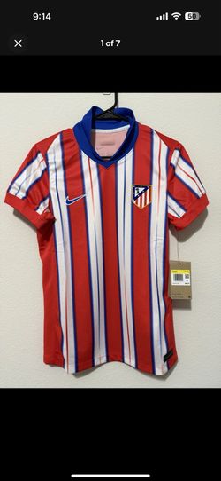 Womens Nike Atlético Madrid 2024-‘25 Home Soccer Jersey Size Small Red