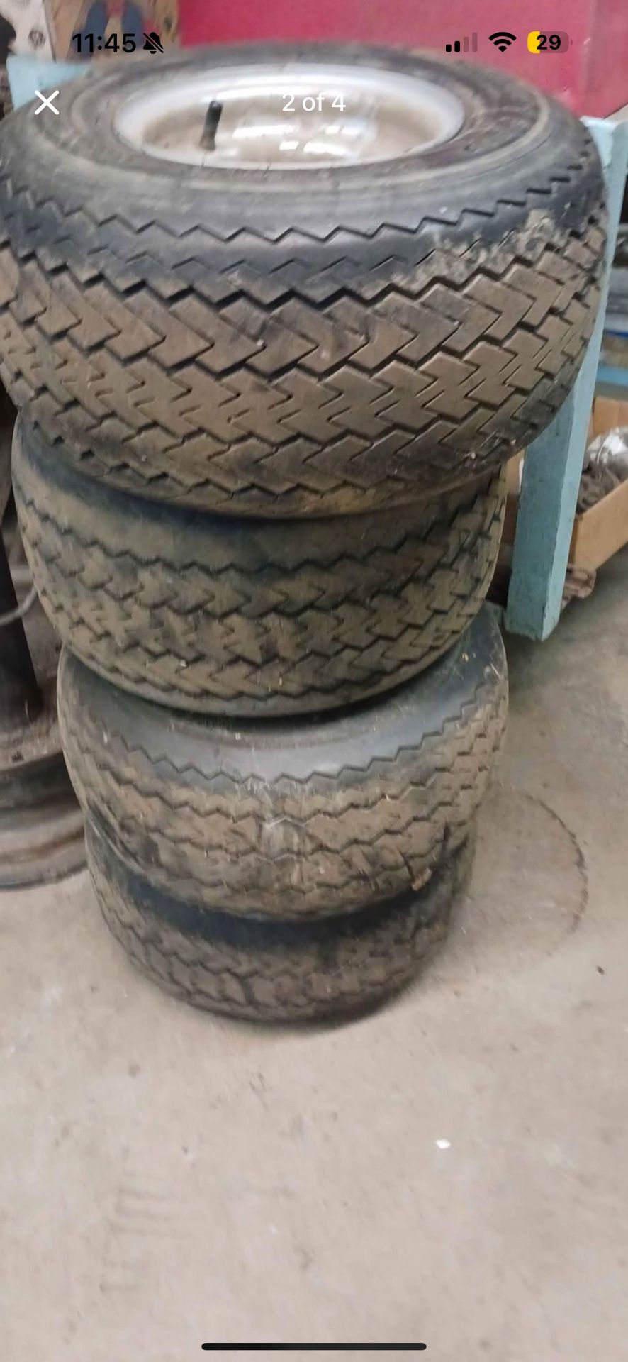 Golf Cart Wheels/Tires 18x8.50-8, 4-lug 4x4, set of 4 – Corfu NY