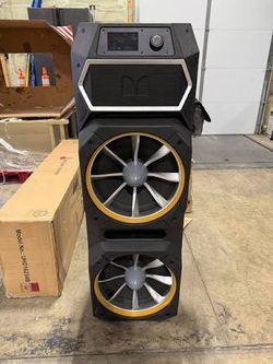 Monster GI30 Bluetooth Speaker  Powerful Sound, Lights, Rechargeable