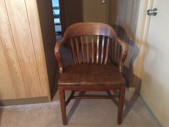 Antique oak chair