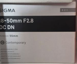 Sigma 18-50mm f/2.8 DC DN Contemporary Lens (Sony E)