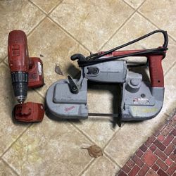 Brand Saw. Electric  Hilti Drill  18 Volt And Battery  18 V 
