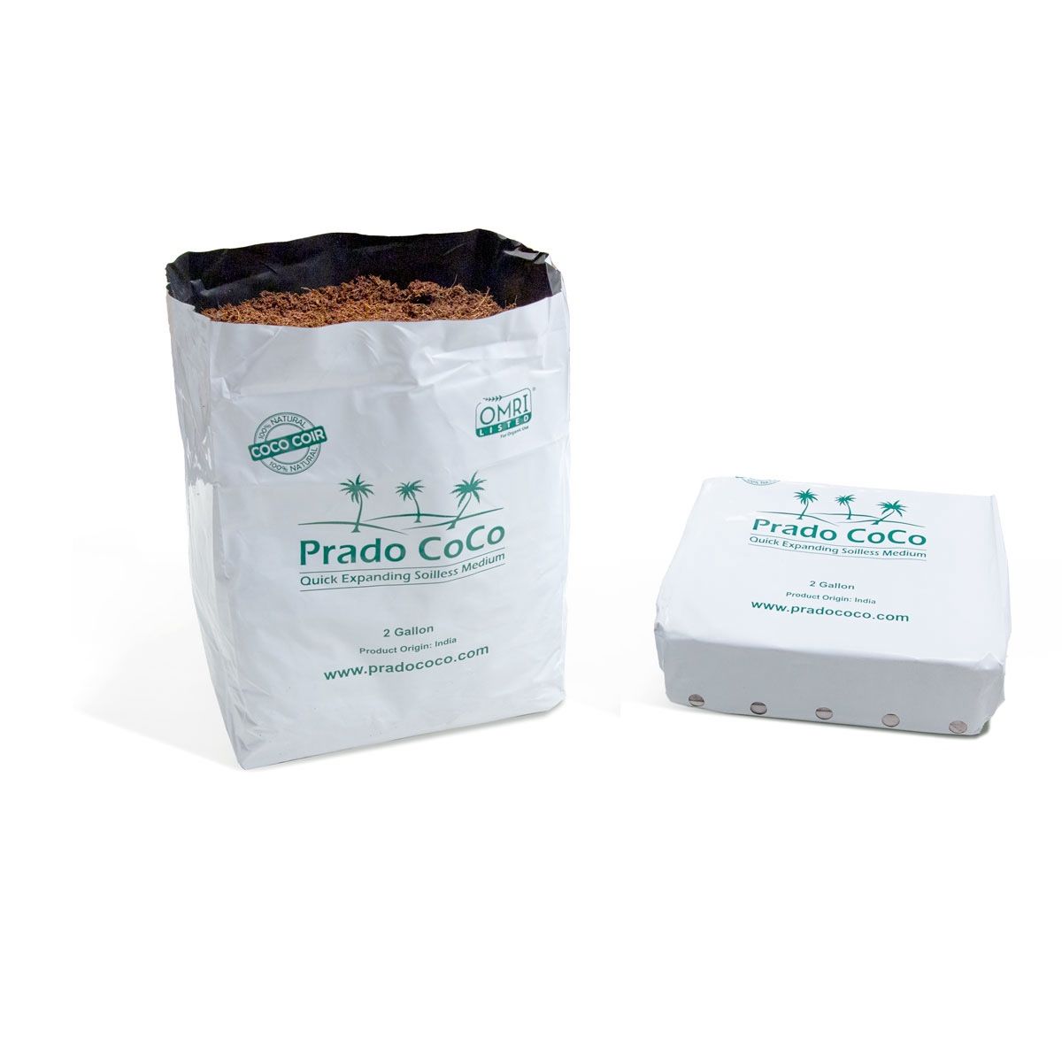 Coco Coir 2 Gallon Open Top Easy Grow Bag Soilless