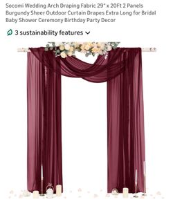 Arch Draping Fabric 29" x 20Ft