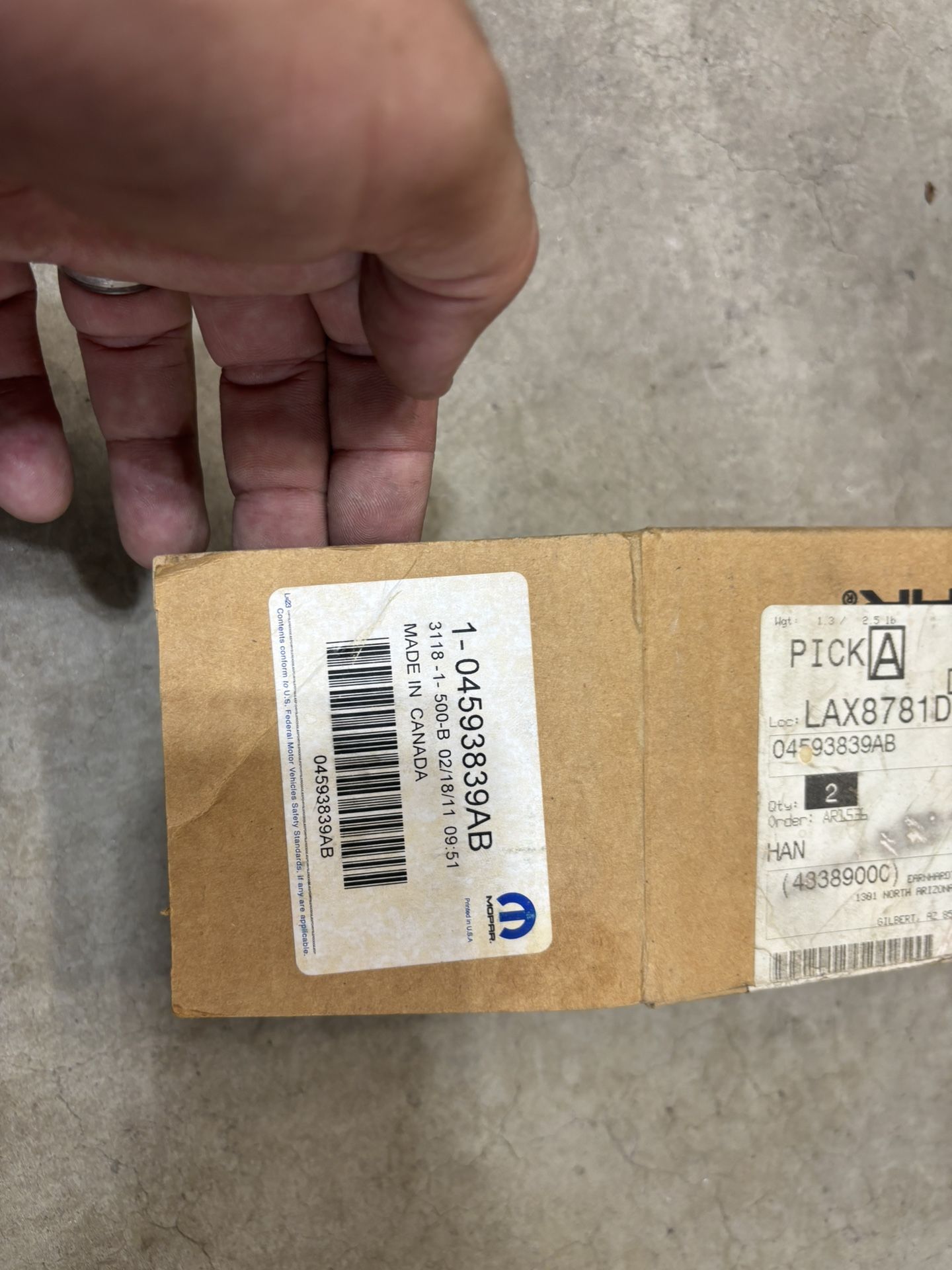 MOPAR OEM Intake Manifold Runner Valve Chrysler