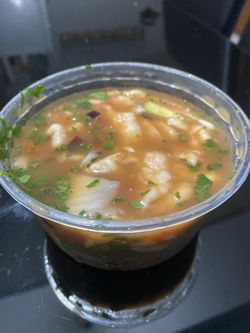 Ceviche de camarón y pescado 12 onzas