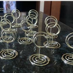 Wedding Metal Number Stands 