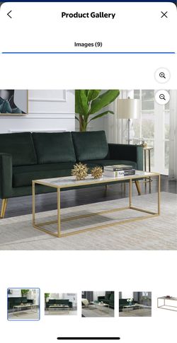 Gold Coast Faux/Marble Coffee Table