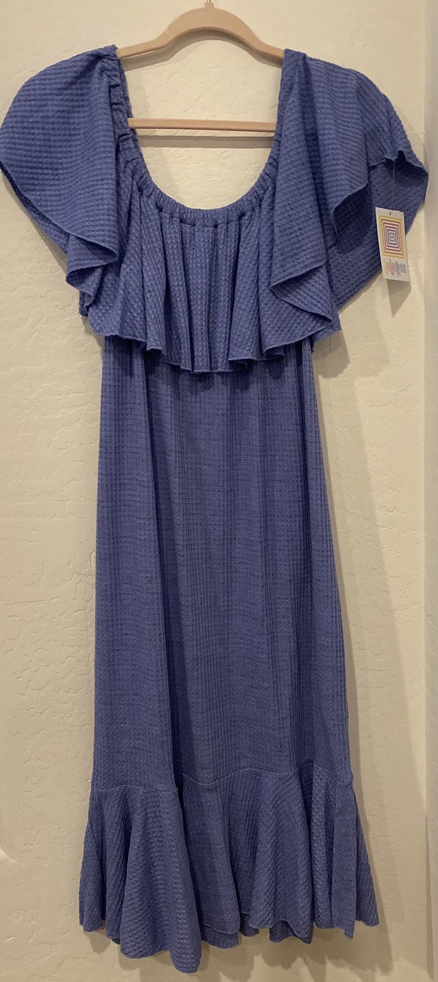 LulaRoe Cici Dress Blue 2XL