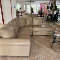 Sectional Couch Sofa Leather