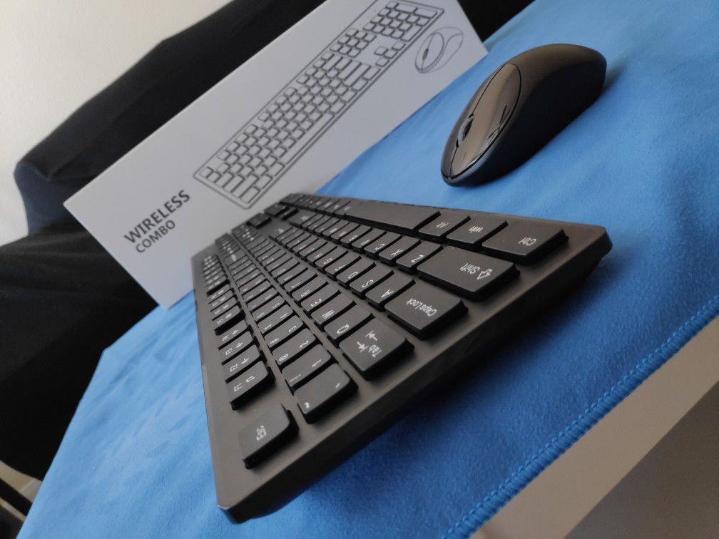 NEW! Wireless bluetooth keyboard and mouse combo for Tablet desktop pc laptop chromebook